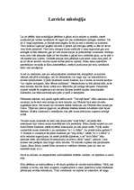 Referāts 'Latviešu mitoloģija', 1.