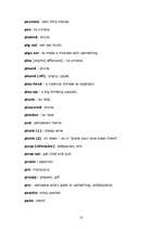 Konspekts 'The Vocabulary of the English Slang', 13.