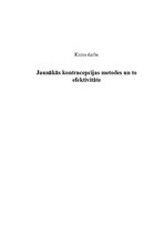 Referāts 'Jaunākās kontracepcijas metodes', 1.