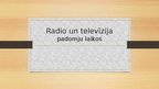 Referāts 'Radio un televīzija', 1.