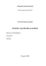 Referāts 'Pašnāvība: starp filosofiju un medicīnu', 1.
