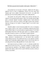 Eseja 'Kā Otrais pasaules karš izmainīja izdzīvojušo cilvēku dzīvi?', 1.