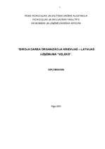 Diplomdarbs 'Biroja darba organizācija Krievijas - Latvijas uzņēmumā "Veleks"', 1.