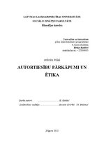 Referāts 'Autortiesību pārkāpumi un ētika', 1.