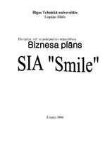 Biznesa plāns 'SIA "Smile"', 1.