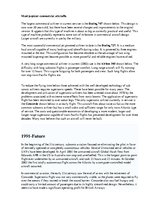 Konspekts 'Most Popular Commercial Airliners', 1.