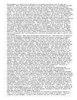 Eseja 'Why is Pornography Bad and Erotica Good?', 2.