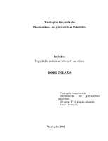 Eseja 'Bobs Dilans', 1.