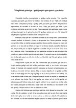 Eseja 'Olimpiskais princips - godīga spēle gan sportā, gan dzīvē', 1.