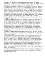 Eseja 'This Is about the Early Perspectives of Psychology', 1.