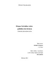 Referāts 'Eiropas Savienības valstu palīdzība ielu bērniem', 1.