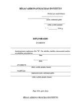 Diplomdarbs 'Autotransporta uzņēmums SIA "X". Tā attīstība, darbība, ekonomiskā analīze un at', 1.