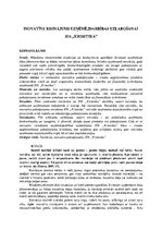 Referāts 'Inovatīvs risinājums uzņēmējdarbības uzlabošanai SIA "Krisstika"', 1.