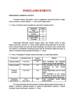 Konspekts 'Portlandcements', 1.