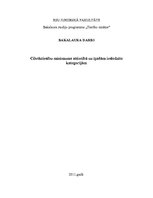 Diplomdarbs 'Cilvēktiesību minimums attiecībā uz īpašām ieslodzīto kategorijām', 1.