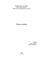 Prakses atskaite 'Prakses atskaite', 1.