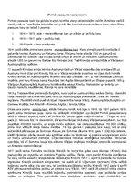 Konspekts 'Pirmā pasaules kara posmi', 1.