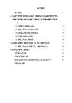 Referāts 'Galvenie reklāmas veidi, pamatprincipi, reklamēšanas metodes un ierobežojumi', 1.