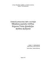 Referāts 'Mūsdienu jauniešu vērtības Jelgavas Valsts ģimnāzijas skolēnu skatījumā', 1.