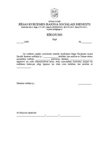 Paraugs 'Interešu konflikta novēršana. Rīkojums', 1.