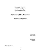 Biznesa plāns 'Atpūtas kompleksa "Ezermala" biznesa plāns', 1.