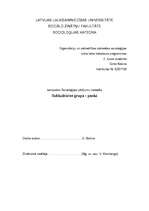 Konspekts 'Subkultūras grupa - panki', 1.