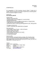 Paraugs 'Vacancy for Secretary / Receptionist', 1.