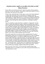 Eseja '"Dzejnieki nemirst, tagad es to zinu droši, roku liekot uz sirds." Harijs Petroc', 1.