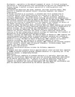 Eseja 'Oncologists', 1.