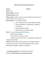 Konspekts 'Pētījumi ar ūdeni sākumskolā', 1.