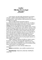 Eseja 'Mārtiņa Zīverta darba "Nauda" analīze', 1.