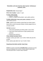 Konspekts 'Integrēta nodarbība matemātikā', 2.