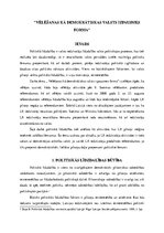 Referāts 'Vēlēšanas kā demokrātiskas valsts izpausmes forma', 1.