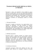 Eseja 'Pavasara iedvesmojošā ietekme uz mākslu un literatūru', 1.