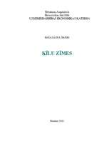 Diplomdarbs 'Ķīlu zīmes', 1.