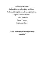 Referāts 'Rīgas pirmsskolas izglītības iestādes stratēģija', 1.