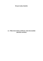 Konspekts 'Makroekonomikas priekšmets, makroekonomiskās aktivitātes mērīšana', 1.