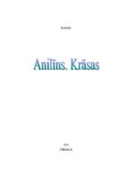 Konspekts 'Anilīns. Krāsas', 1.