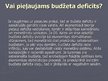 Prezentācija 'Budžeta deficīts un pārpalikums', 12.