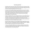 Eseja 'Banning Airplanes', 1.