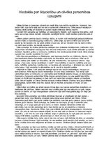 Eseja 'Viedoklis par līdzcietību un cilvēka personības izaugsmi. Gēte un Nīče', 1.