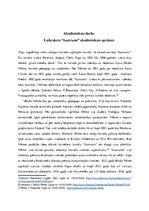 Referāts 'Laikraksta “Austrums” akadēmiskais apraksts', 1.