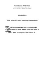 Konspekts 'Sociālā nevienlīdzība. Sociālā stratifikācija. Sociālā mobilitāte', 1.