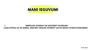 Prezentācija 'Kultūrprojekts "Lecam augstāk!"', 10.