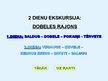 Prezentācija 'Divu dienu ekskursija: Dobeles rajons', 1.