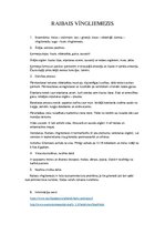 Konspekts 'Raibais vīngliemezis', 1.