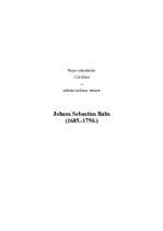 Eseja 'Johans Sebastians Bahs', 1.