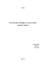 Referāts 'Fermentācijas tehnoloģijas un nozīme dažādu produktu iegūšanā', 1.