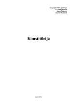 Referāts 'Konstitūcija', 1.