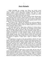 Referāts 'Jānis Balodis', 1.